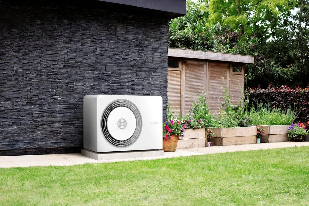Air source heat pump installation in Fife